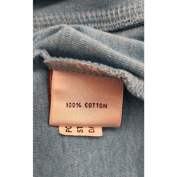 Peter Millar Blue Long Sleeve 100% Cotton Quarter Zip Pullover Size XL - Picture 10 of 10